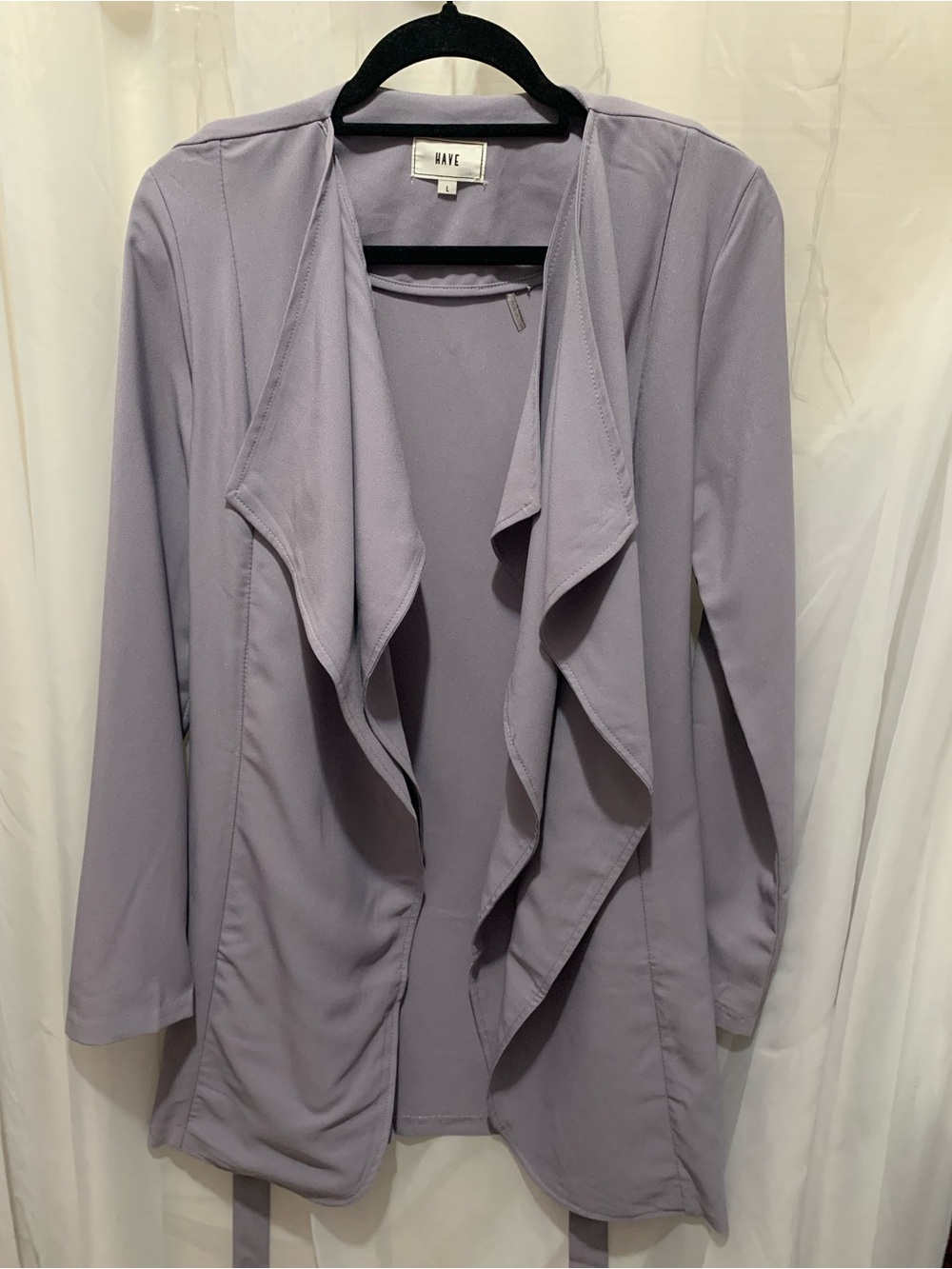 HAVE Drape-Front Waterfall Jacket
